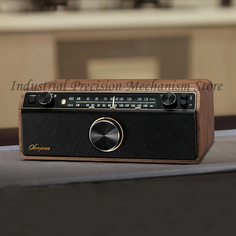 SANGEAN WR-12BT subwoofer audio stereo retro bluetooth speaker semiconductor radio, function: FM/AM/AUX/BT
