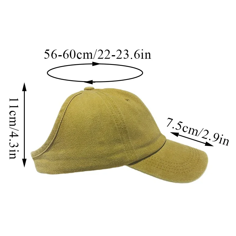 Summer Women\'s Sun Visor Hats Empty Tail Baseball Cap Golf Sports Casual Ponytail Cap Curly Hair Backless Ponytail Hat for Women