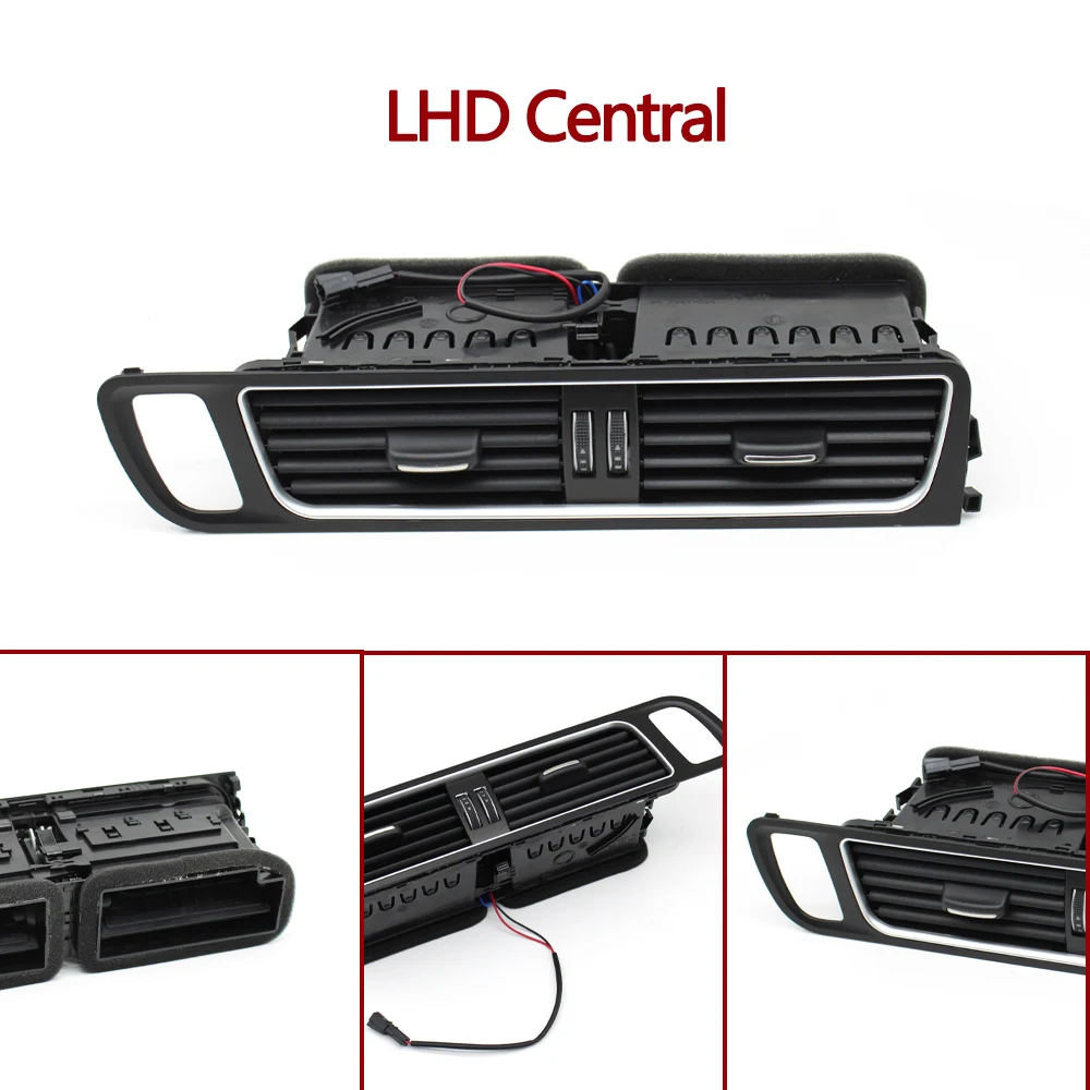 Salida de aire acondicionado delantera LHD, montaje de ventilación para Audi Q5, 2009, 2010, 2011, 2012, 2013, 2014, 2015, 2016, 2017, 2018