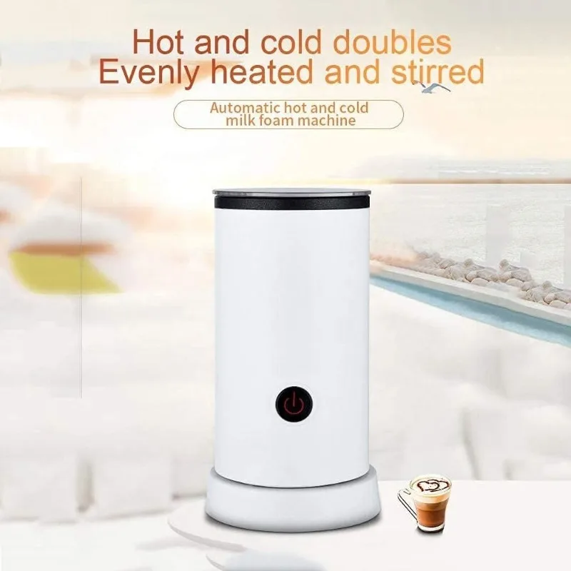 10 Oz 220V Electric Milk Frother & Steamer for Making Latte, Cappuccino, Hot Chocolate, Automatic Cold Hot Milk Frother & Warmer