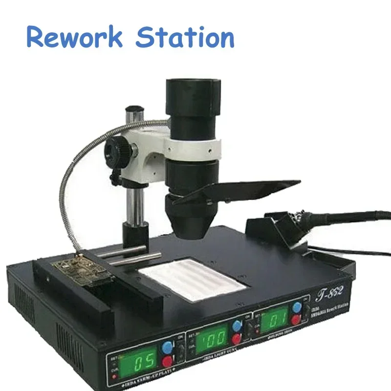 

SMT Infrared BGA Rework Station SMD Soldering Station Solder Welding IC Reballing Machine T862 HOT SALES