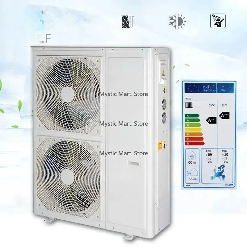 

ARKREF Domestic Air Conditioner Air Source Heat Pump Split System Evi R32 Wifi Heat Pump Set Manufacturing for House Heati