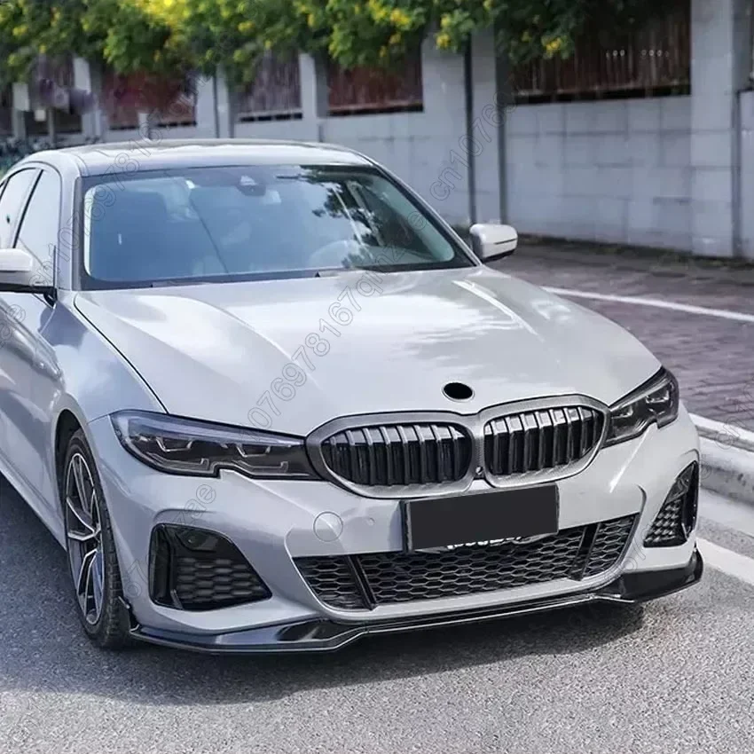 For BMW G20 G21 320i 320d 330i M340i M340d xDrive 2019-2022 Pre-Lci M Performance Style Front Bumper Splitter Diffuser Spoiler