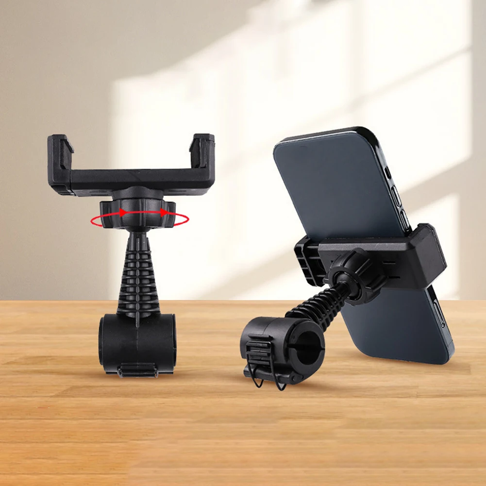 Space Efficient Smartphone Mounting Solution on Mic Stands Includes an Adjustable and Rotating Design for Ease of Use