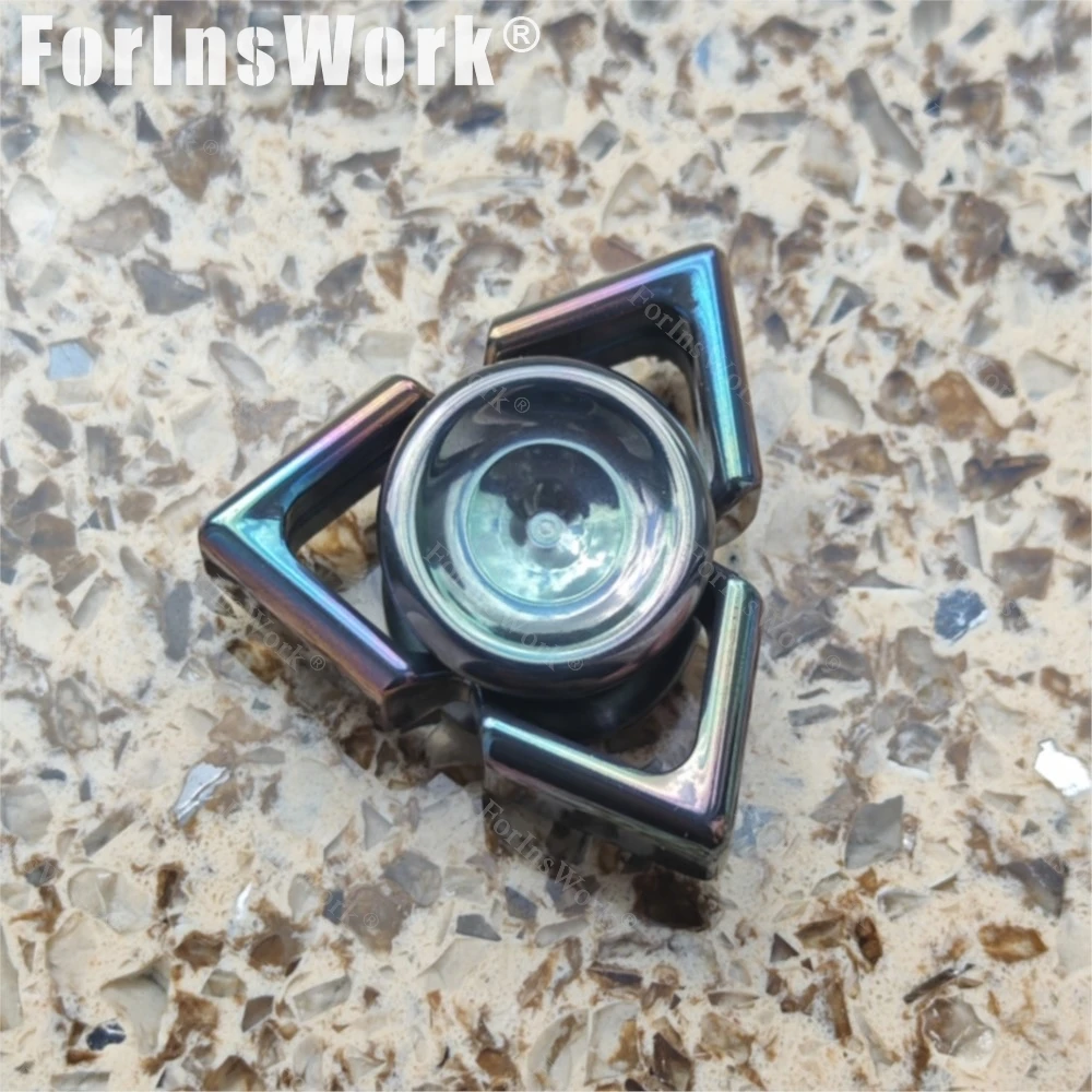 QEDC exquis doigt pointe gyroscope décompression jouet soulagement du Stress jouet Fidget Spinner anxiété à l'envers jouets Adault