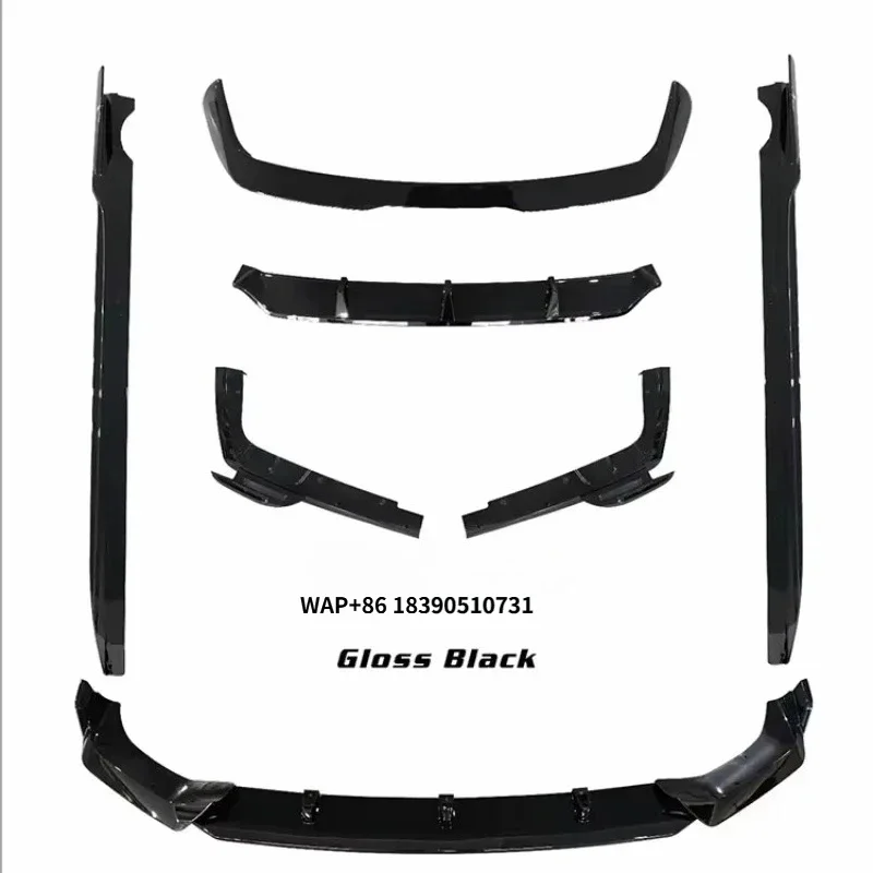 

X7 G07 Body Kits Gloss Black Front Lip Rear Diffuser Side Skirts and Spoiler for X7 G07 Aero Kits