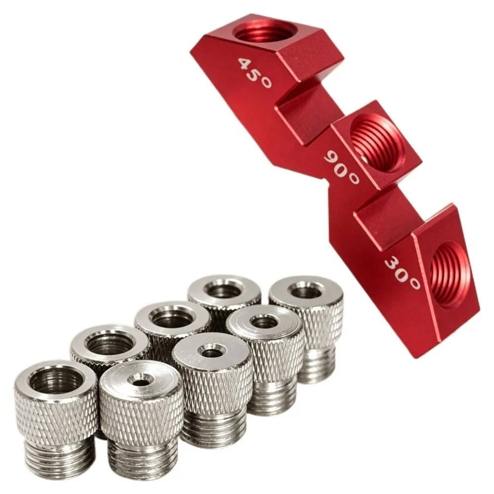 A44I-For Angled And Straight Blind Hole Jig-Woodworking Tool For 90°& 45° Drill Slots, Doweling, Centering Joint