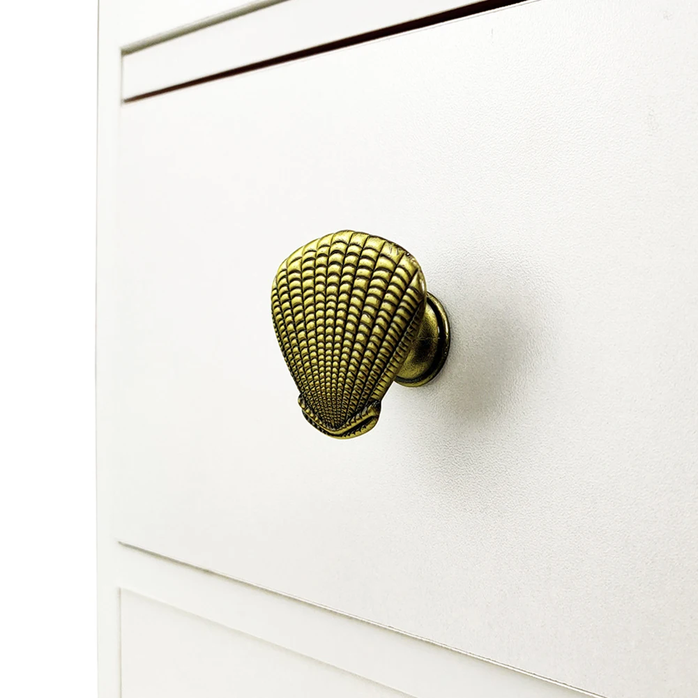 Furniture Knob Handl Cabinet Knob Furniture Furniture Handles Home Multi-layer Plating Shell Single Hole Brand New