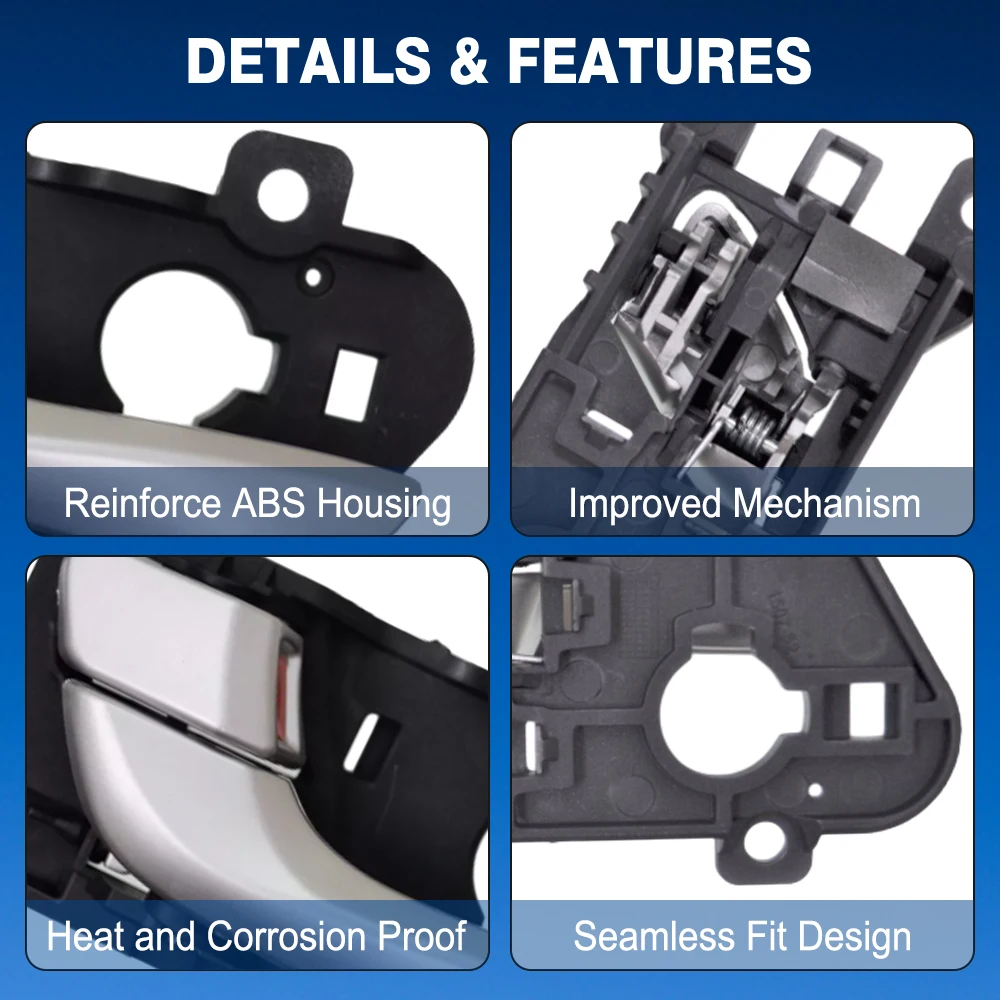 Easy Install Interior Handle for Hyundai Santa Fe 2013-2018  826202W000SDH  83610-2W010  82620-2W010  I83620-2W000-SDH