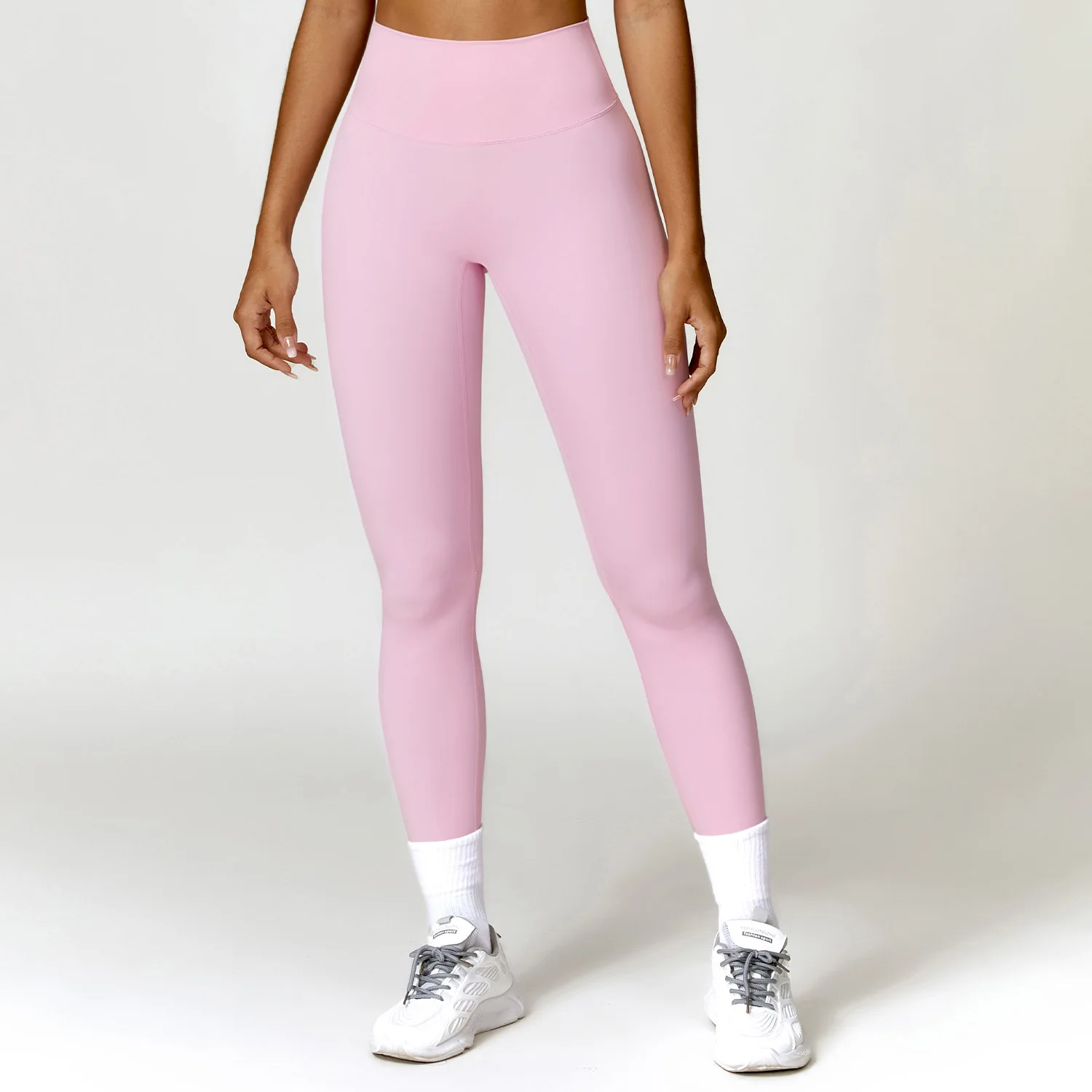 Mallas ajustadas de cintura alta para mujer, Leggings de Yoga con realce, pantalones largos de entrenamiento para mujer, Fitness, correr, gimnasio,