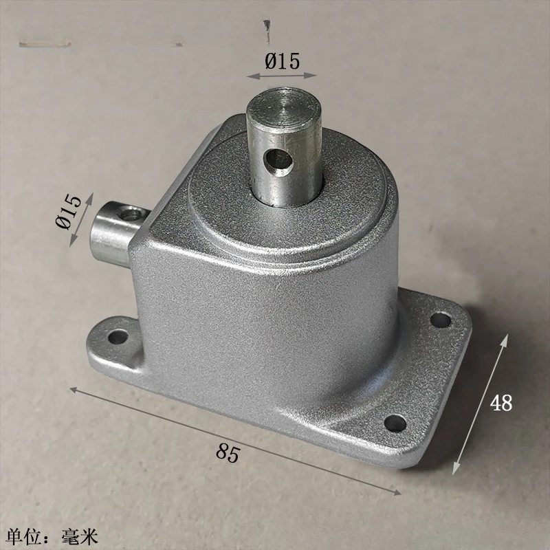 Right angle reversing gearbox small steering gear 90 degree bevel gear ratio 1:1 bevel gear