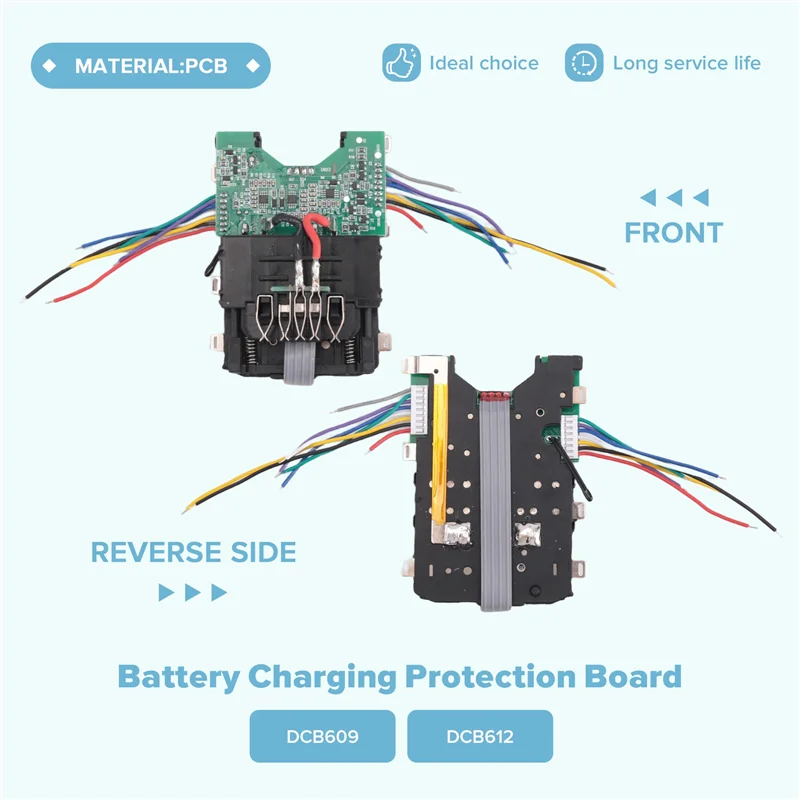 CABE-2X DCB609 Circuit Board PCB For 20V 60V Flexvolt 18650 DCB612 DIY Li- Battery Charging Protection Board