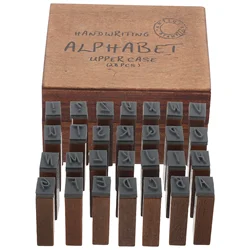Vintage Letter Seal Postage Stamps Wooden Scrapbooking Supplies for Clay Rubber Mini