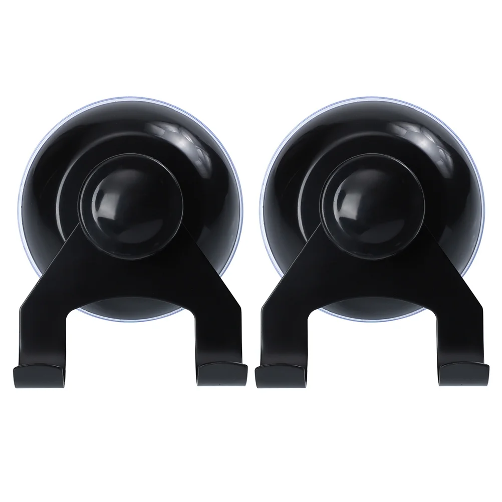 

2Pcs Vacuum Suction Cup Hooks 5kg Load Capacity Bathroom Kitchen Wall Hangers Minimalist Design Suction Cup Hooks