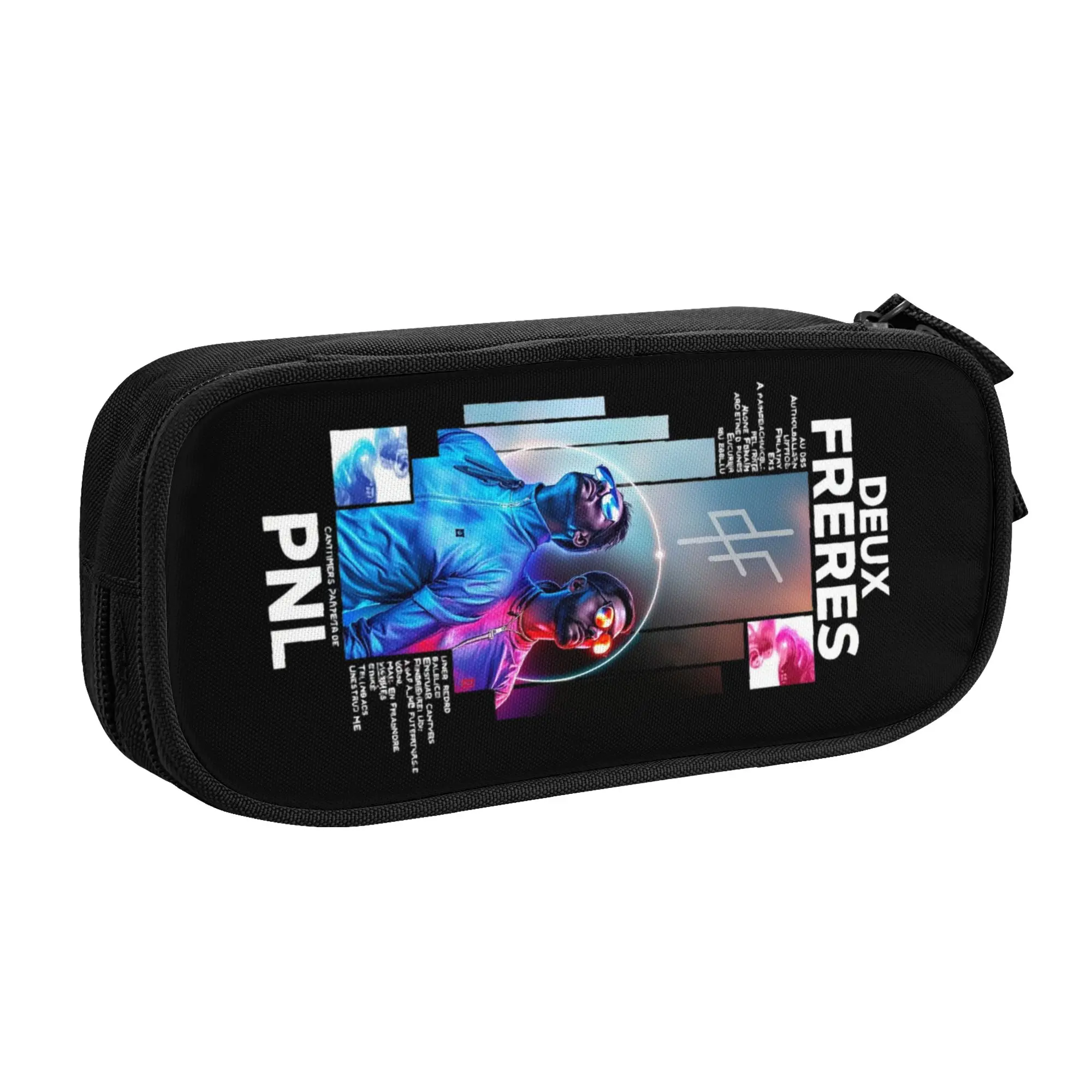 PNL Le Monde Chico  Cute Pencil Case Girl Boy Large Storage French Rapper Mushic  Pencil Pouch Students Stationery