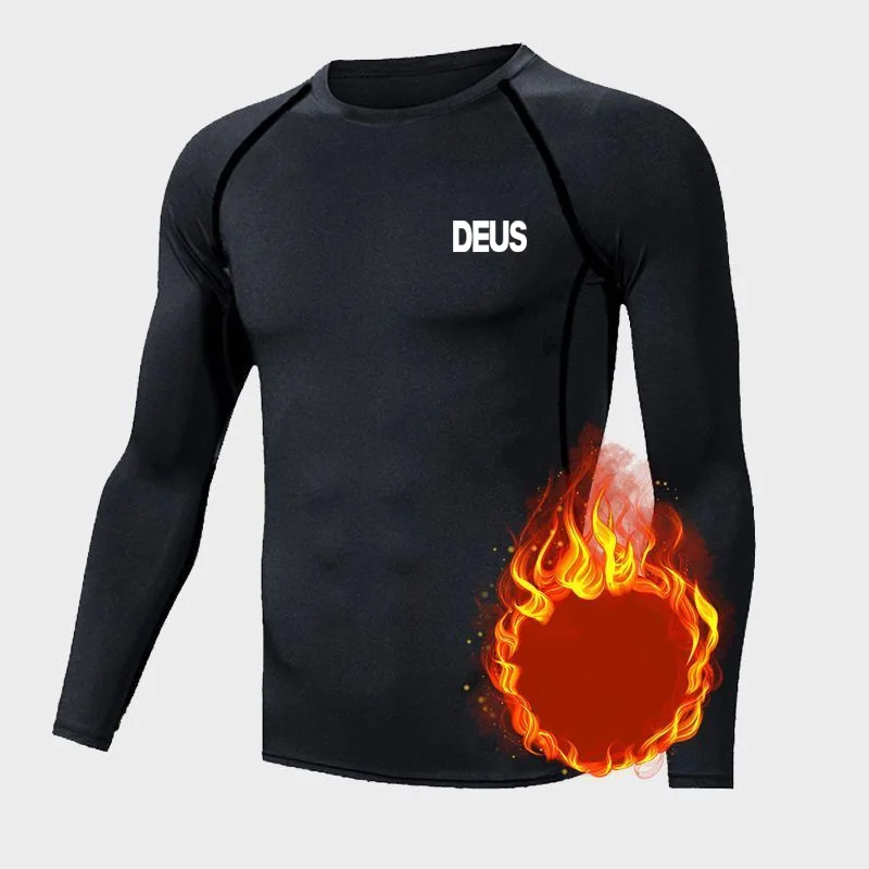 DEUS EX MACHINA motorcycle heating Thermal underwear compression long sleeve keep warm winter inner wear clothes for tracksuit