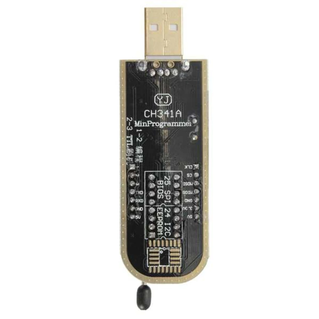 CH341A 24 25 ซีรีส์ EEPROM Flash BIOS โปรแกรมเมอร์ USB โมดูล + SOIC8 SOP8 คลิปทดสอบสําหรับ EEPROM 93CXX / 25CXX / 24CXX