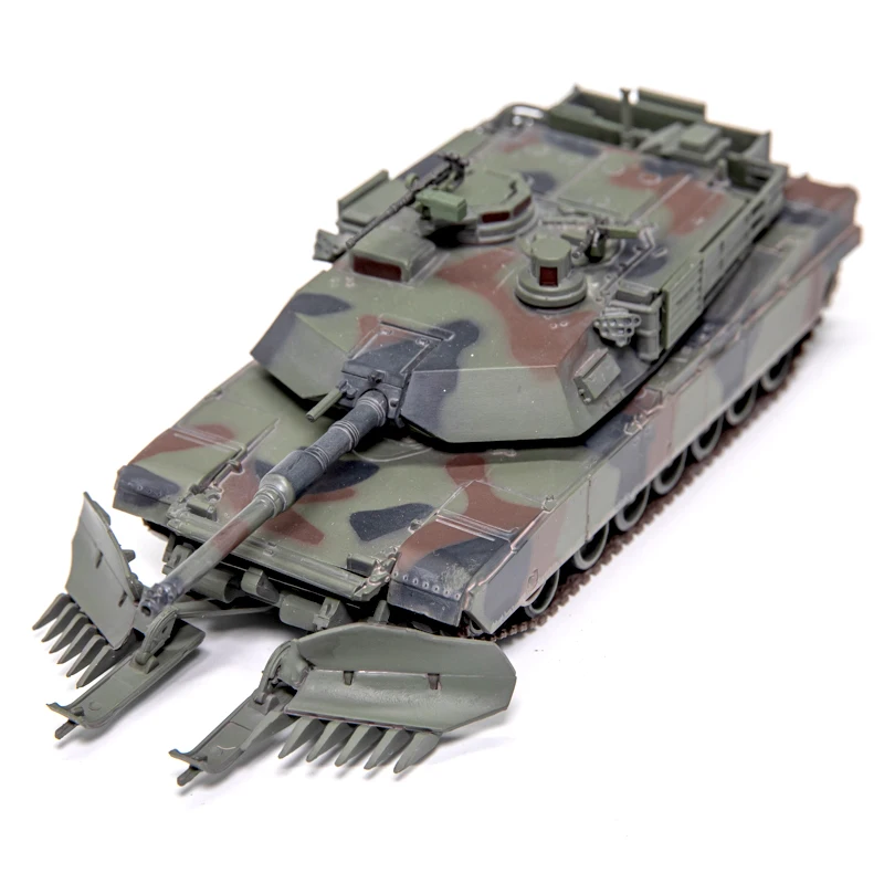 1: 72 DG63248 American M1A2SEP main battle tank model with minesweeper mode Finished product model