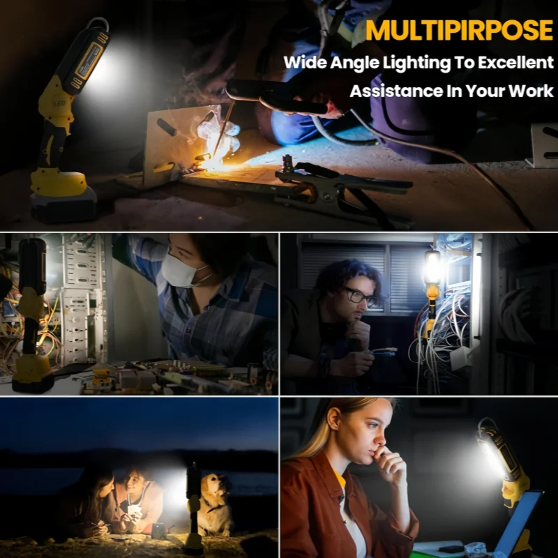 コードレスLED作業灯 1000LM デウォルト20V MA - Outdoor Lighting Milwaukee のレビューと価格