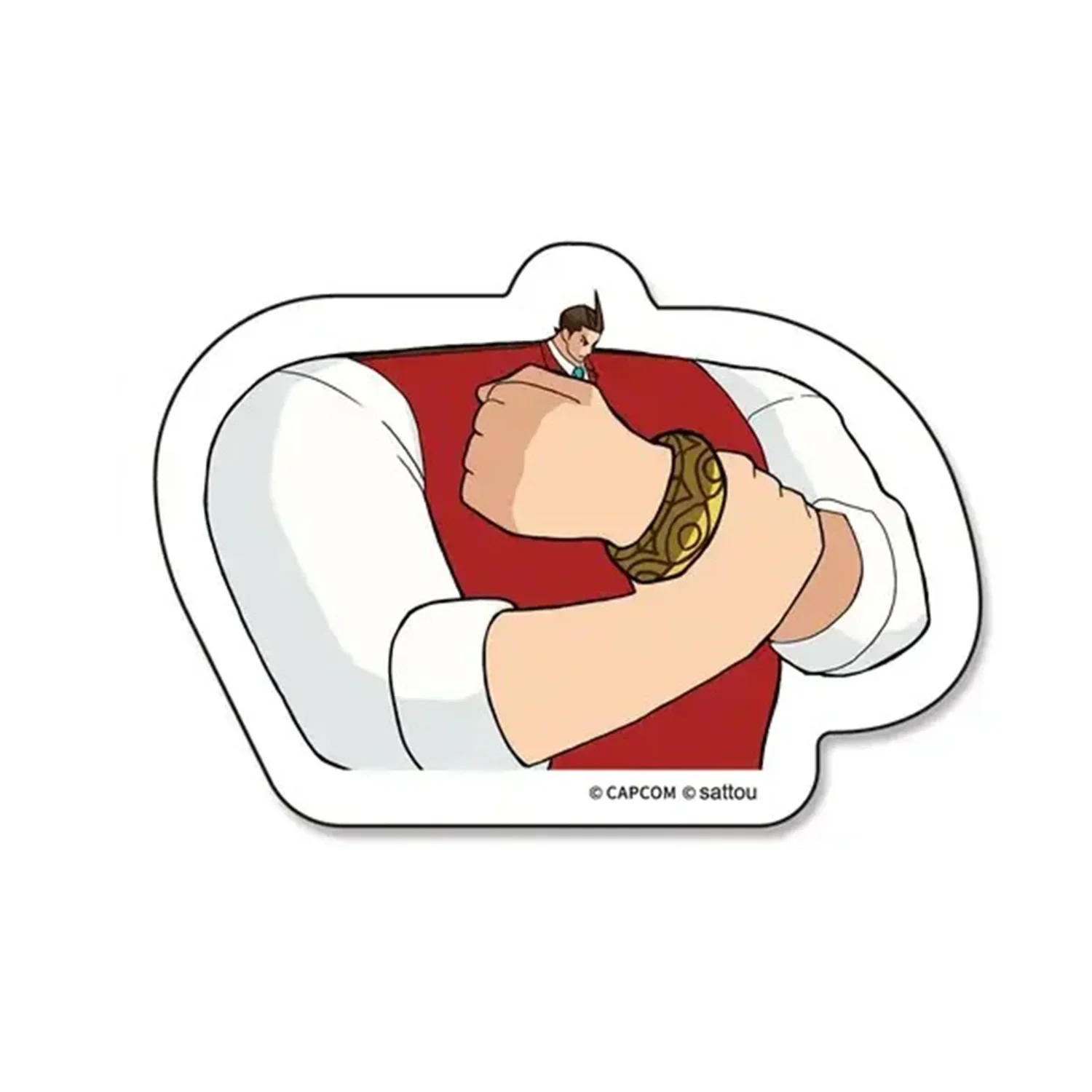 애니메이션 게임 에이스 변호사 그림 아크릴 스탠드 모델 플레이트 데스크 장식 서 로그인 데스크탑 팬 Collectible Pendant