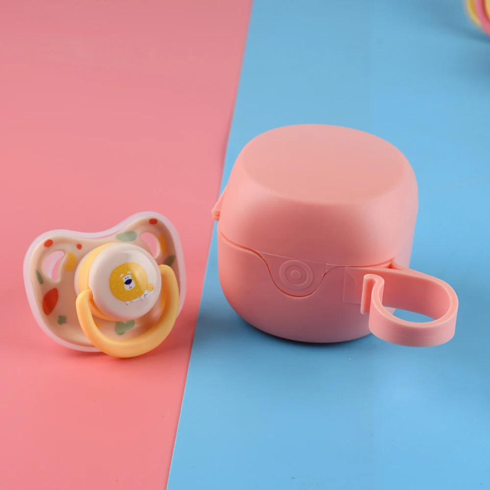 2pcs/set Baby Pacifier with a Portable Box