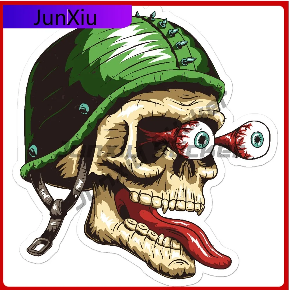 

Skull Eyeballs Vinyl Anime Must Have Durable Creative Truck Decal Accessory Waterproof Car Laptop Window Bumper Auto Exterior