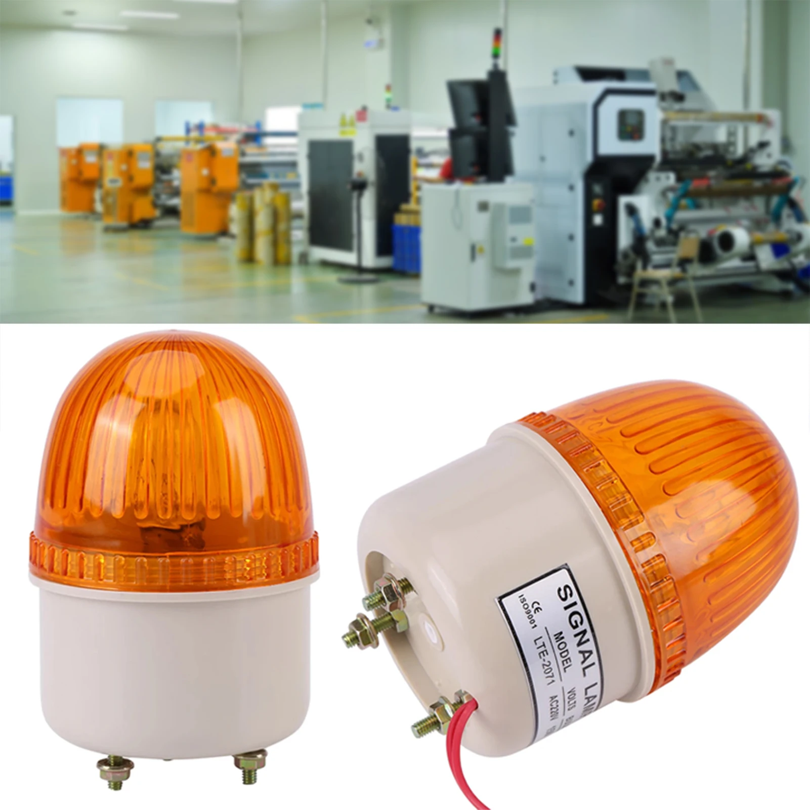 ضوء ستروب وامض LED صناعي، استهلاك منخفض للطاقة، مناسب لمقصابير الأمان