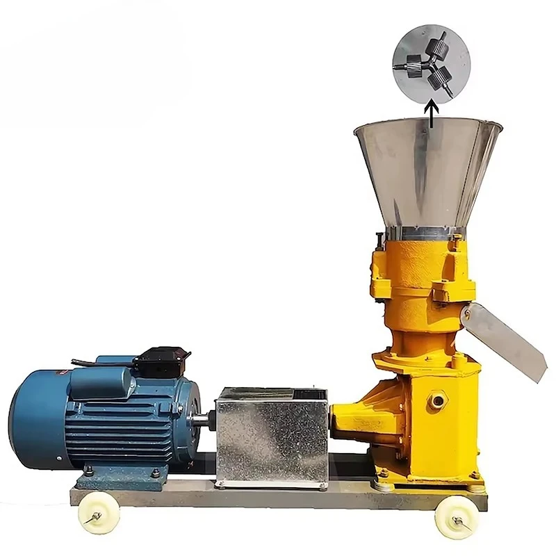 customized High Efficiency Animal Feed Pellet Machine Poultry Chicken and Livestock Feed Processing Versatile and Energy Saving