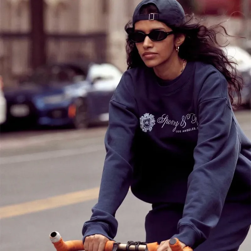 LISM women's winter clothes y2k hoodies sweatshirt 2025 Sporty Letters Printing Vintage Style Sweatshirts Women 90's Jumpers