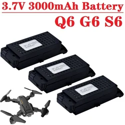 3.7V 3000mAh lIPO Battery for Q6 G6 S6 8K RC Quadcopter Spare Parts For G6 Pro Rechargeable Battery