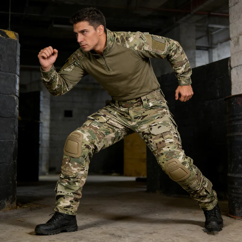 2026 High Quality Outdoor Camouflage Tactical Pants Men G2 Frog Style Training & Mountaineering Trousers