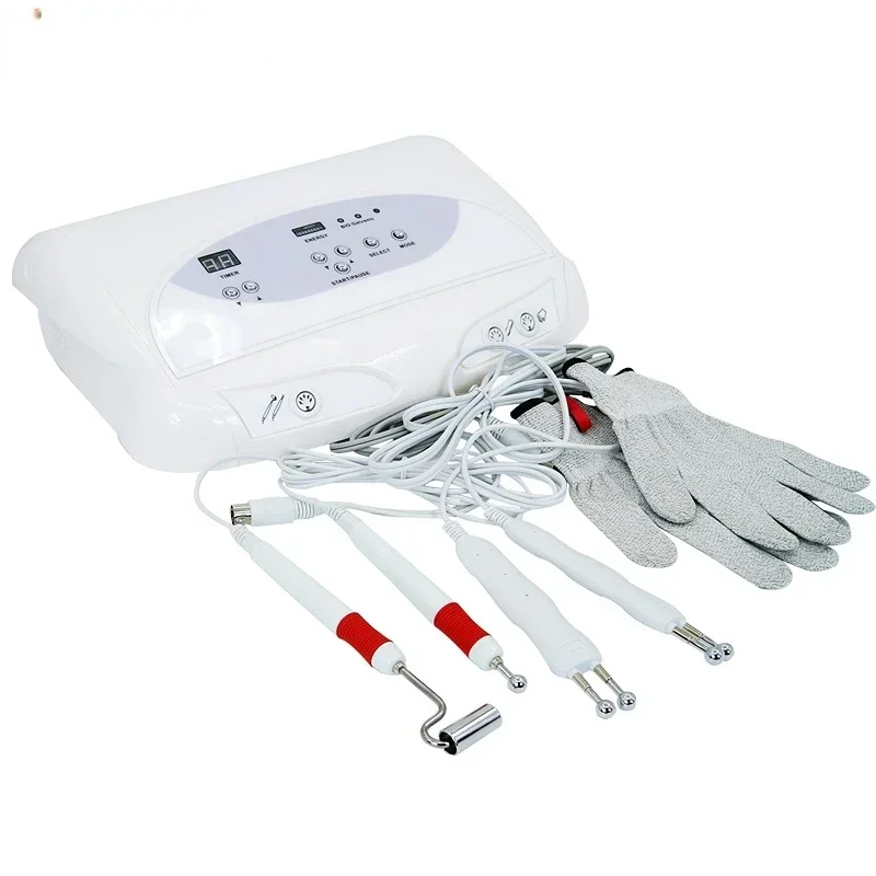 Hot SalseAu-8403 Galvanic BIO Face Lift Machine 2022 Microcurrent Gloves Microcurrent Facial Toning Device