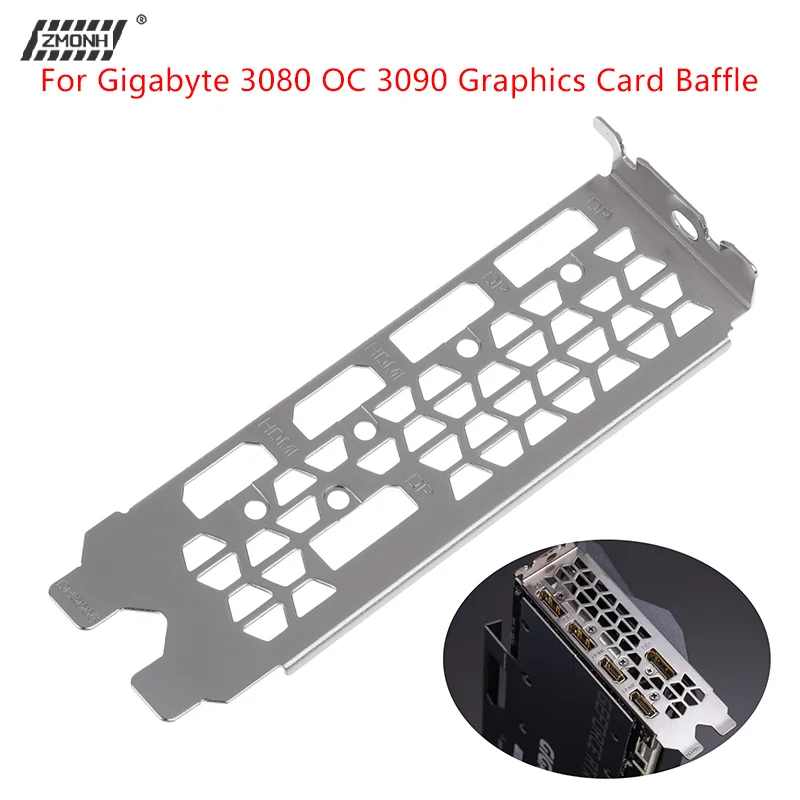 

[H]1Pcs IO I/O Shield BackPlate Baffle For Gigabyte 3080 OC 3090 Blocking Plate Graphics Card Baffle Bezel