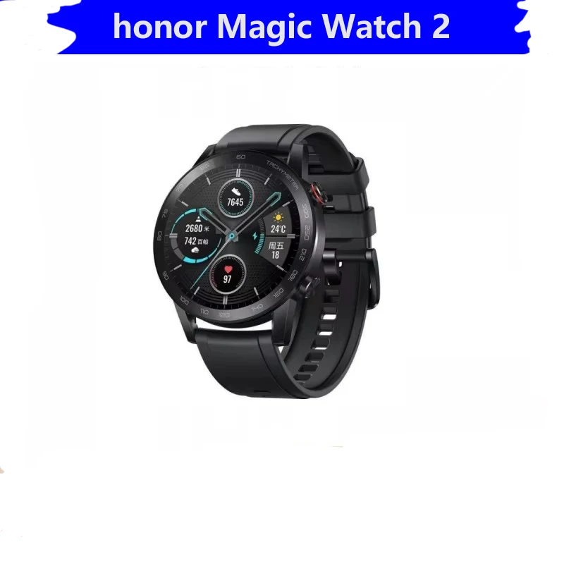 HONOR Magic Watch 2 Smart Watch Blood Oxygen SpO2 Heart Rate Monitor 14-day Standby Sports Fitness SmartWatch For HONOR 70 Pro