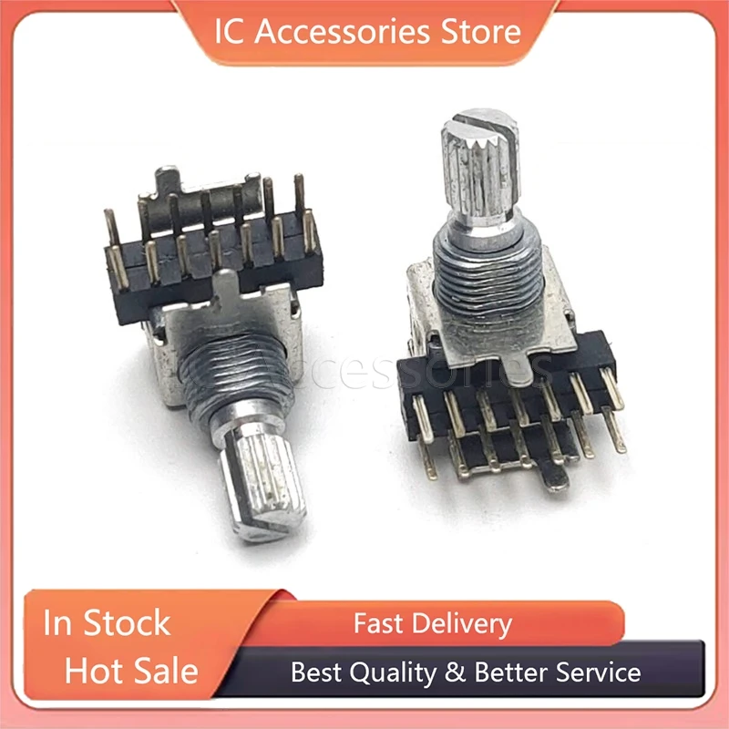 1Pcs RS12 Band Switch Multi Way Rotary Gear Switch 5 6 Gears Signal Conversion Switch Flower Shaft Length 15mm