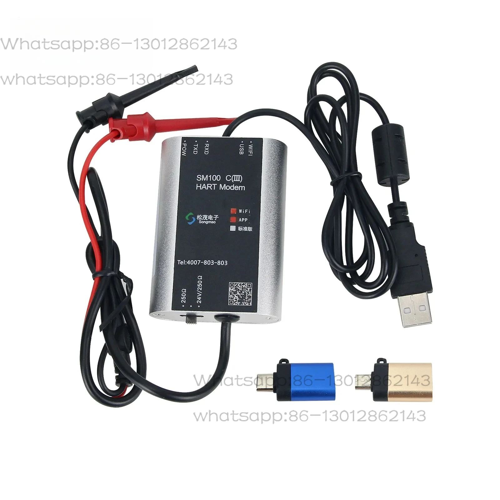 Wishcolor SM100-C (III) Standard Version Hart Modem USB to Hart Modem HART Cat Supports Mobile APP Debugging