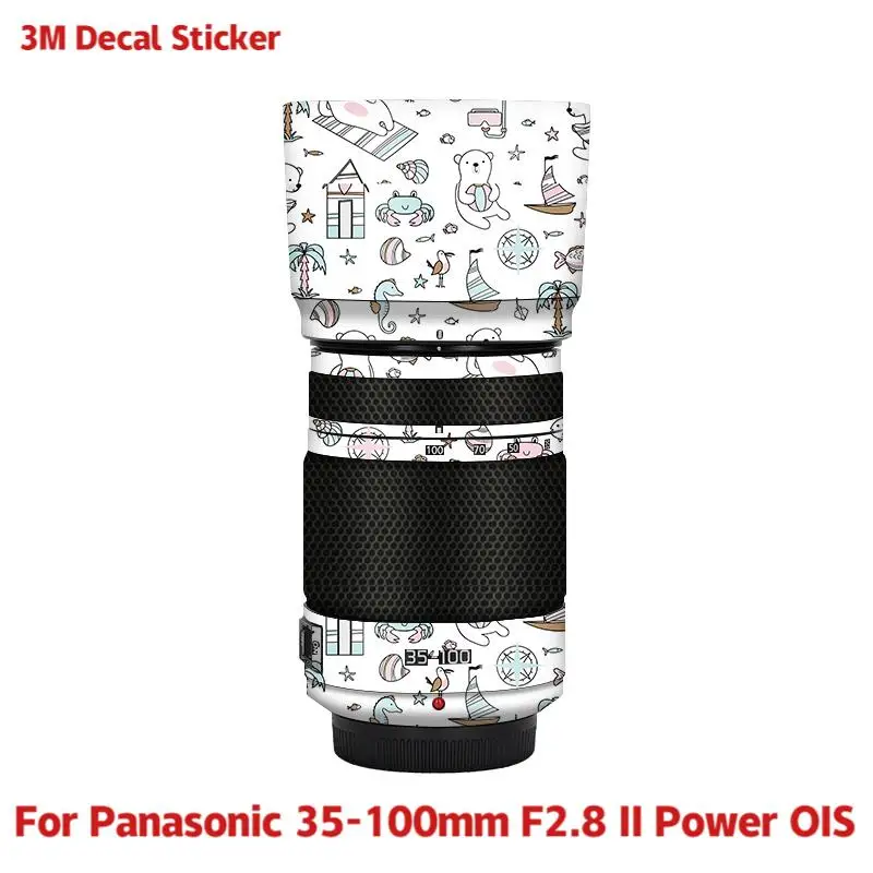 

35-100 F2.8 II Power OIS Lens Sticker Protective Film Body Protector Skin For Panasonic 35-100mm F2.8 II Power OIS H-HSA35100