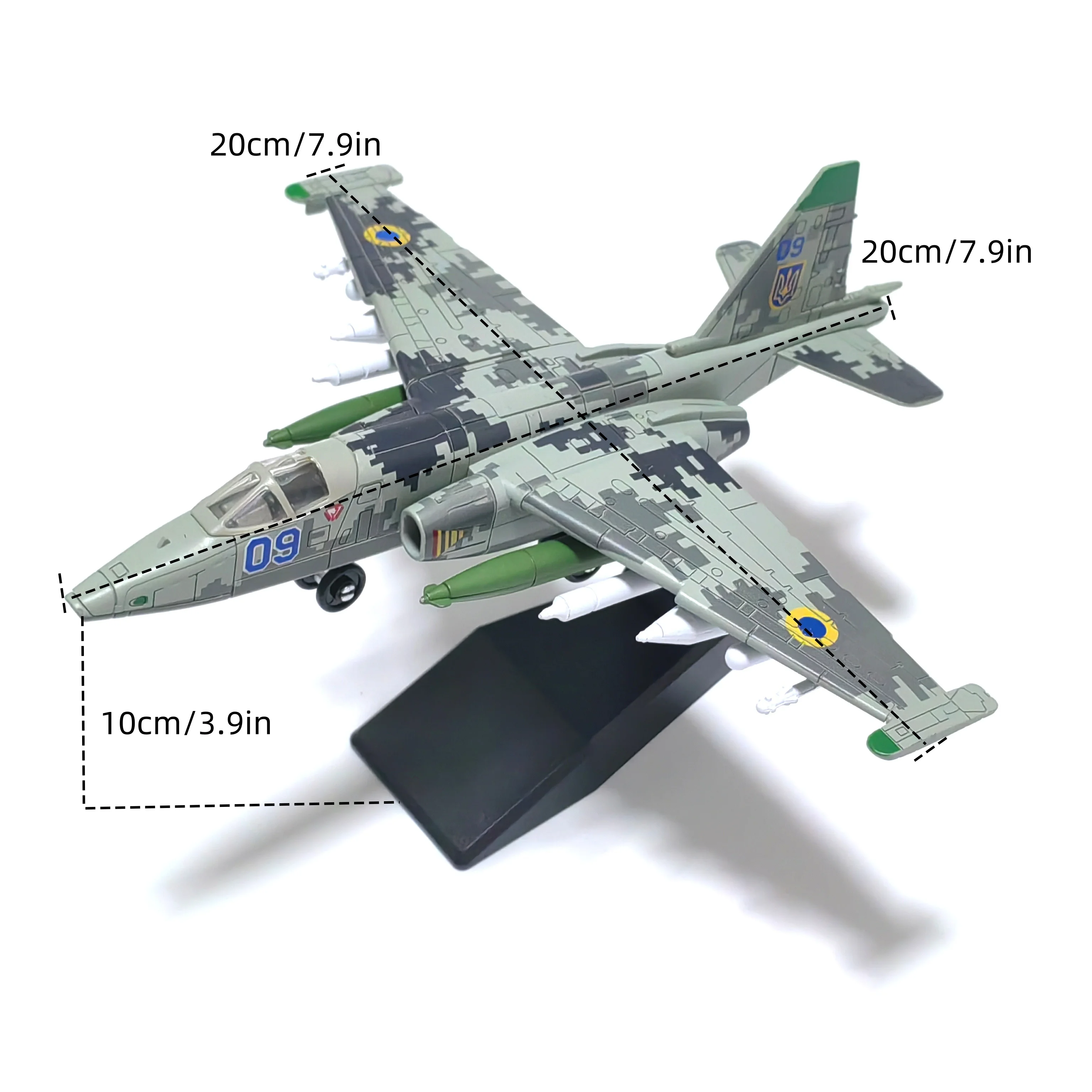 SU-57S F-14 SU-25 Montage-Simulationsmodell aus Kunststoff Kampfflugzeug Militärisches Ausstellungsmodell Kreatives Geschenk – Detail 14