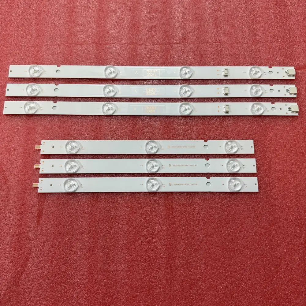 

3pcs/set LED strip for Erisson 32LES71T2 32LES70T2 SUPRA STV-LC32T650 7H4A73324C 32X3000 LC320DXJ-SF A2