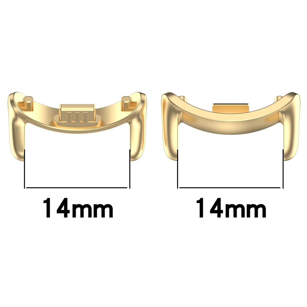 1pair For Xiaomi Band 9 9NFC 316L Zinc Alloy Arc Connector Adapter to 14MM universal watchband strap accessories