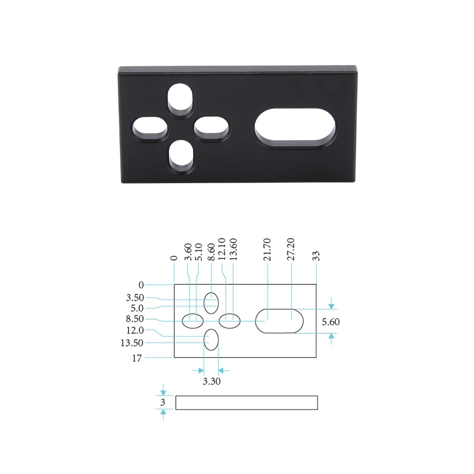 Micro Limit Switch Mounting Plate Aluminum Miniature Limit Switch Mounting Plate CNC Workbee CNC machine system