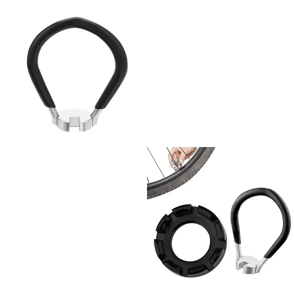 

Road Bike Disassembly Repair Tool Adjustable Wheel Rims Wrench Spokes Spanner Bike Rims Truing Tool Easy to Use