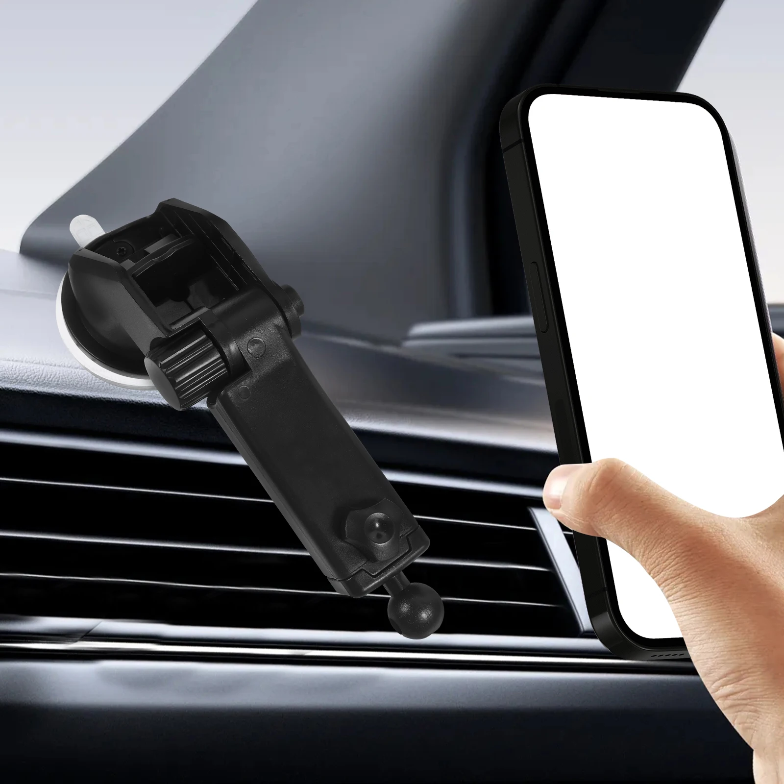 

Adjustable Retractable Suction Cup Phone Holder Car Dash Cam Mount 360 Rotatable GPS Accessories Car Phone Tripod