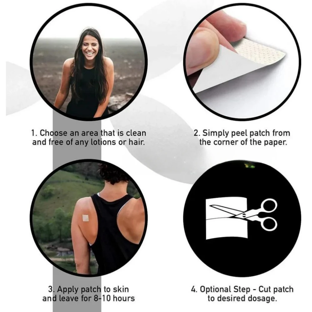Hormone Balance Transdermal Patches For Relief For Fatigue,mood Swings, Support For Pms,menopause, Pmdd 30 Patches