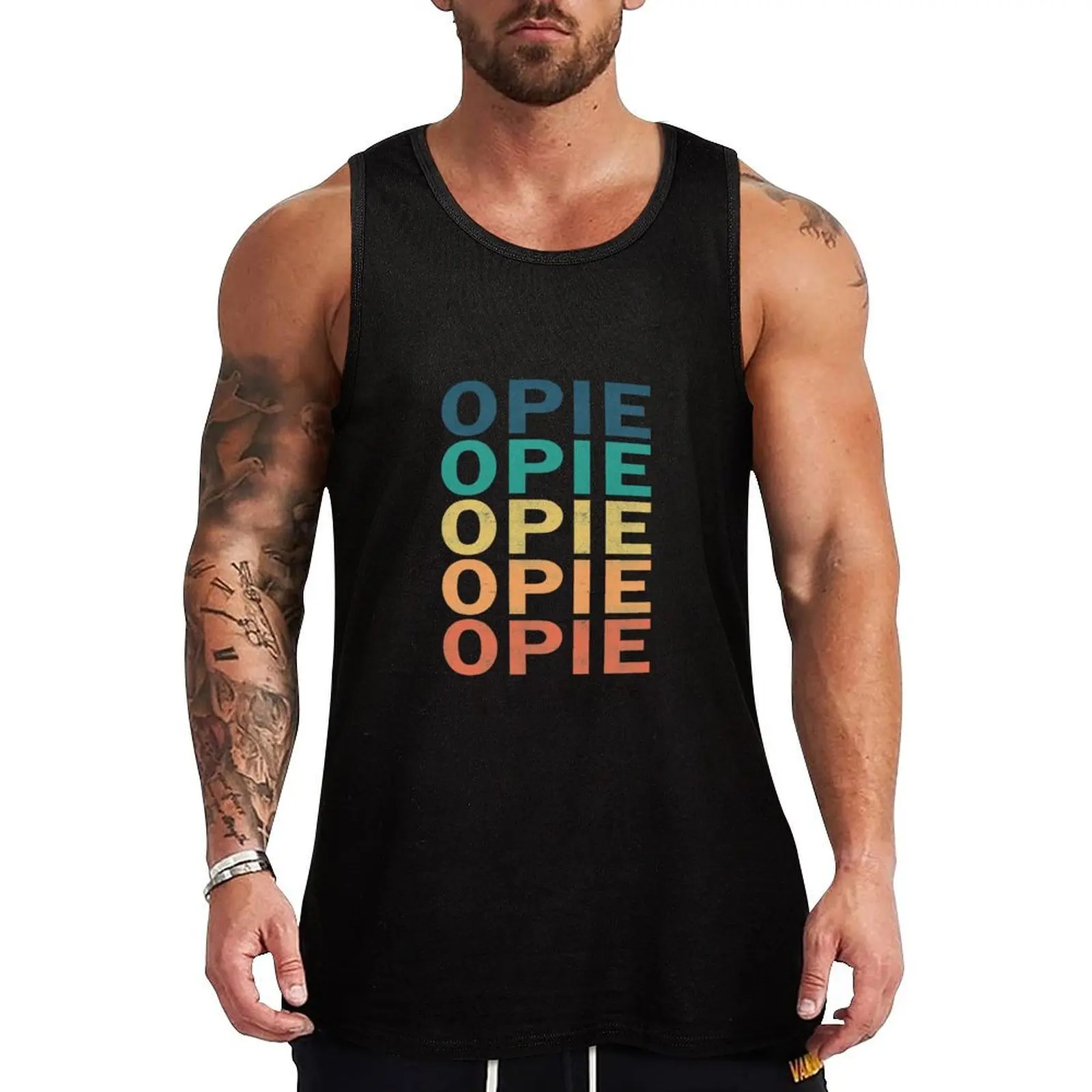 

Opie Name T Shirt - Opie Vintage Retro Opie Name Gift Item Tee Tank Top T-shirt male anime clothes Top summer male top