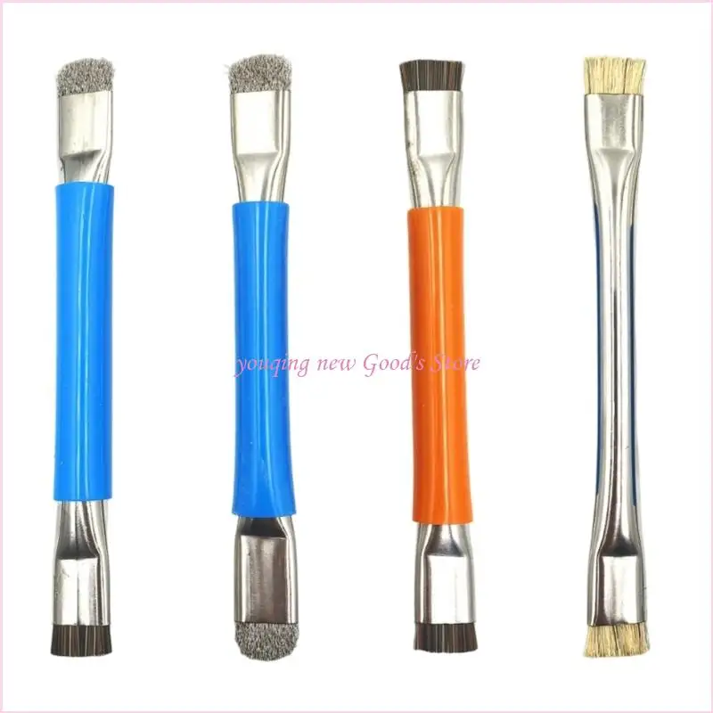 57QA Watch Repair Electronic Cleaning Brush with Double Heads Home Cleaning Brush for Electronic Device Care