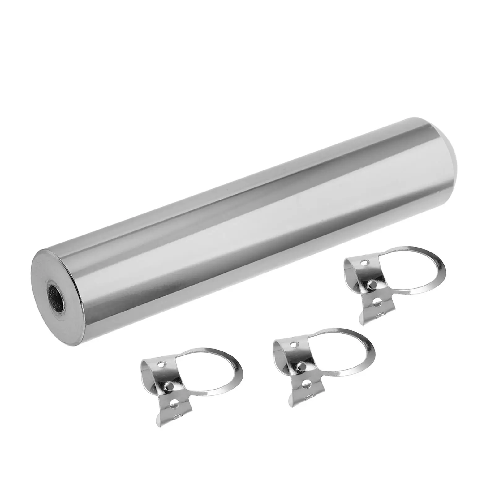 

Electric Guitar Slide Stick Brass Slides Acoustic Metal Finger Silver Tube Bar Ring Protective GuitarSlides Large Musical