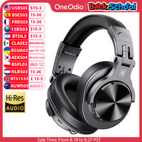 Oneodio Fusion A70 Bluetooth 5.2 Headphones Hi-Res Audio Over Ear Wireless Headset Professional Studio Monitor DJ Headphones 72H