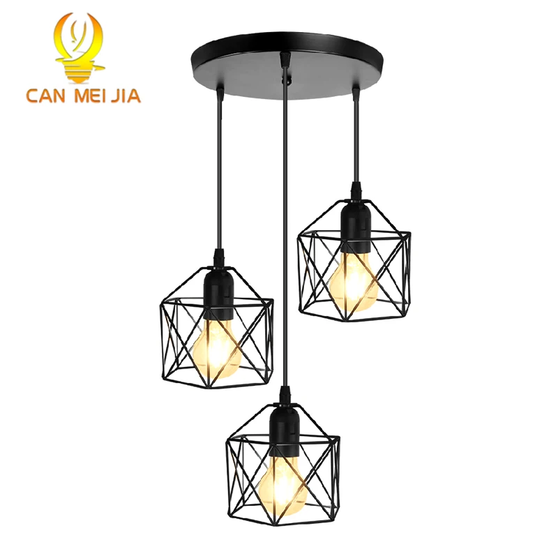 Room Decor Chandelier Led Ceiling Lighting Vintage Nordic Style Hanging Lamp kitchen Dining Living Home Christmas Pendant Light