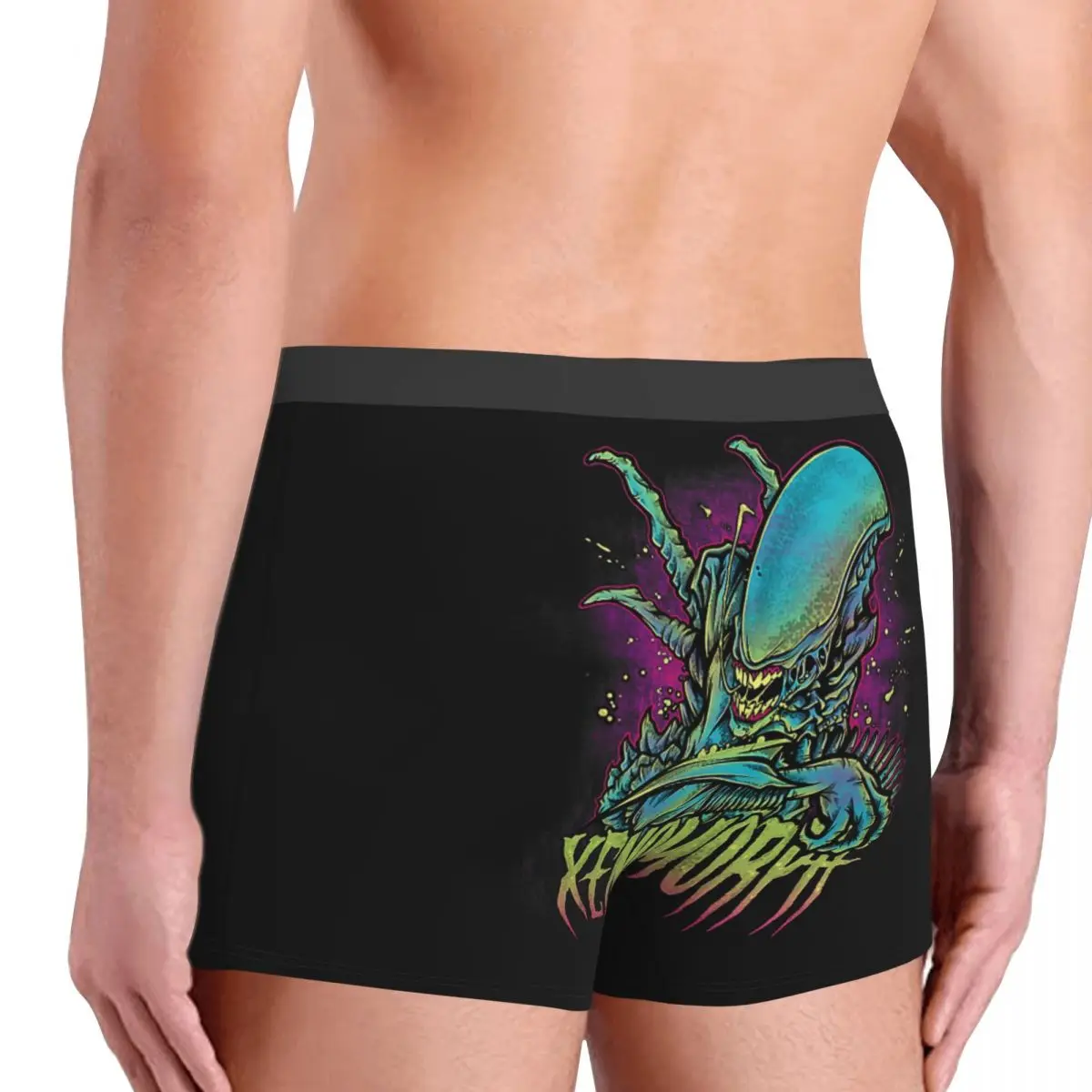 Xenomorfo-Cuecas Essenciais Homens Boxer Alienígenas, Cuecas Altamente Respiráveis, Shorts Estampados em 3D, Ideia de Presente de Alta Qualidade, Essencial